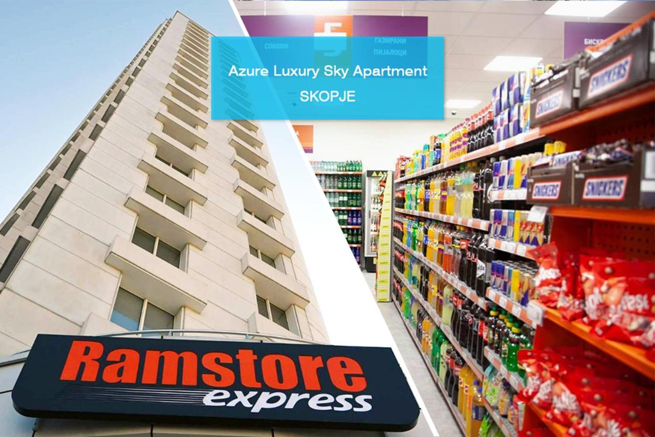 Azure Luxury Sky Apartment スコピエ エクステリア 写真