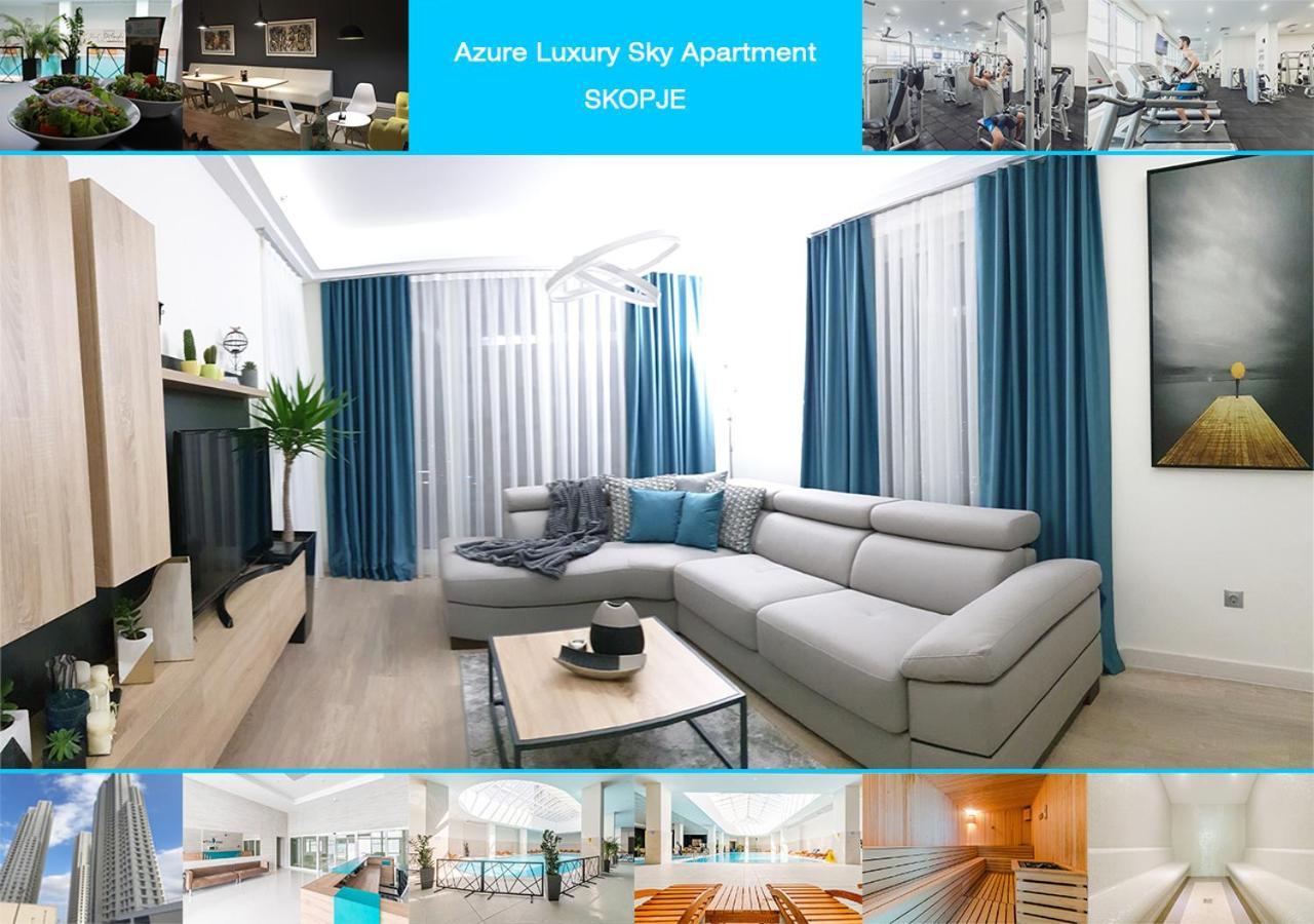 Azure Luxury Sky Apartment スコピエ エクステリア 写真